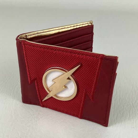DC Comics The Flash Wallet Superhero Money Holder Cards Bifold - Picture 1 of 9